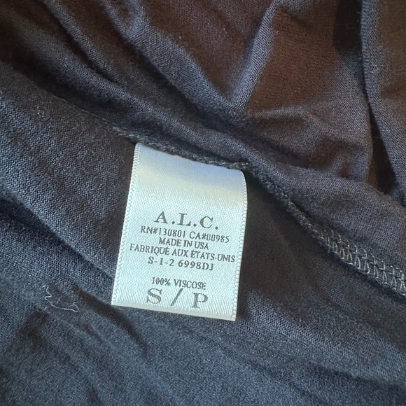 A.L.C. Classic Black Midi Dress - Picture 6 of 6